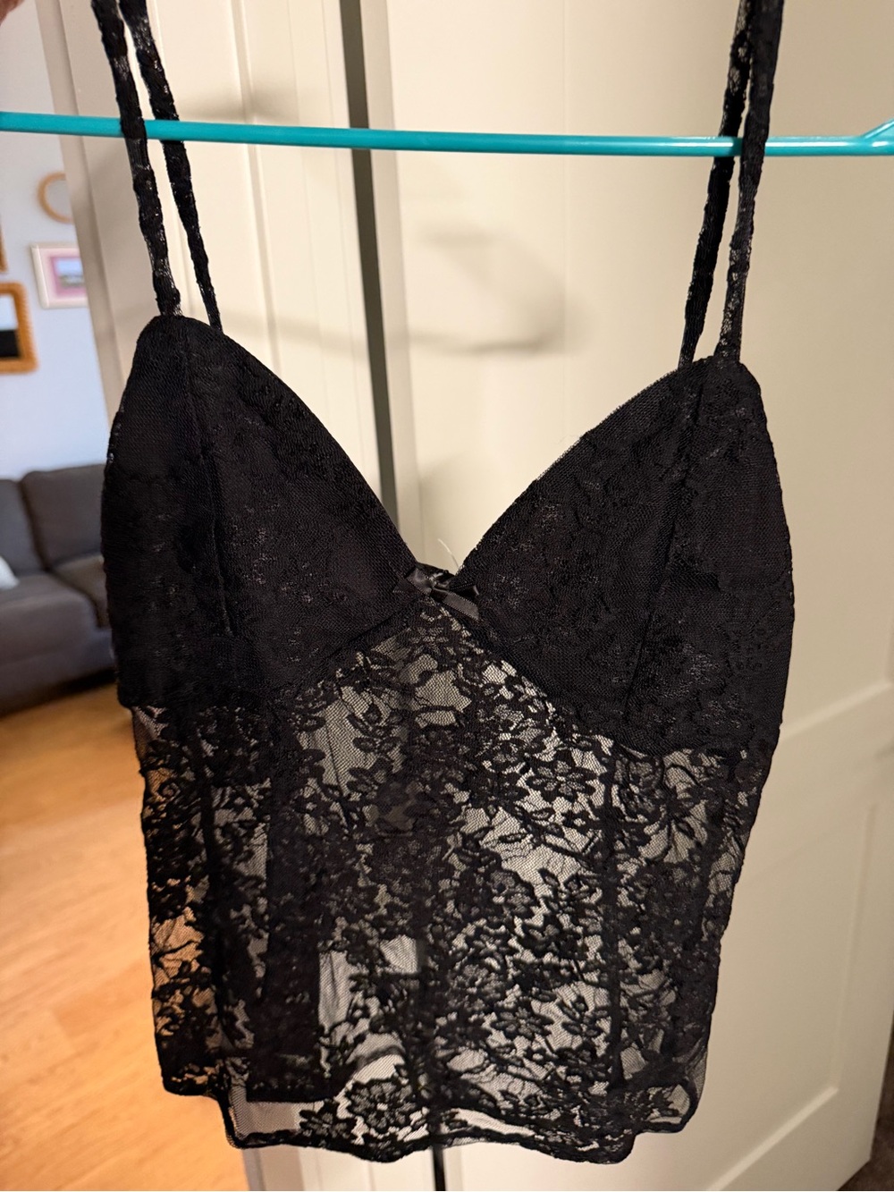 Artless Forever Black Lace Cami